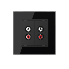 Livolo | Zwart | SR | Audio speaker | Dubbel