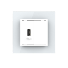 Livolo | Wit | SR |  Enkelvoudige USB oplader