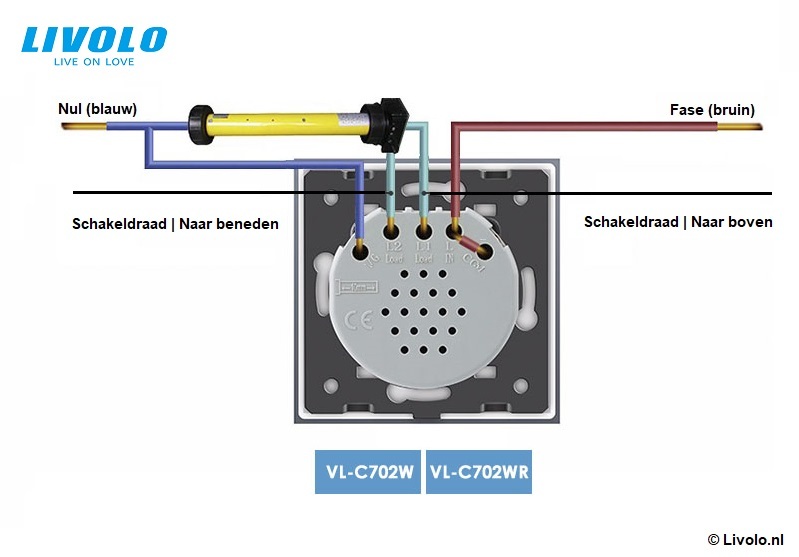 Livolo installatie instructie en | Rolluik schakelaar | Livolo Nederland B.V.