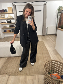 Oversized blazer Azzurro - black