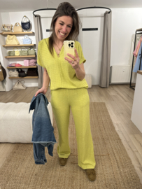 Crinkle set Azzurro - green/lime