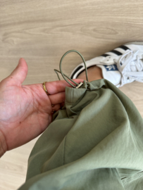 Parachut cord pants - army green