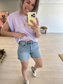 Basic elastic top - lila