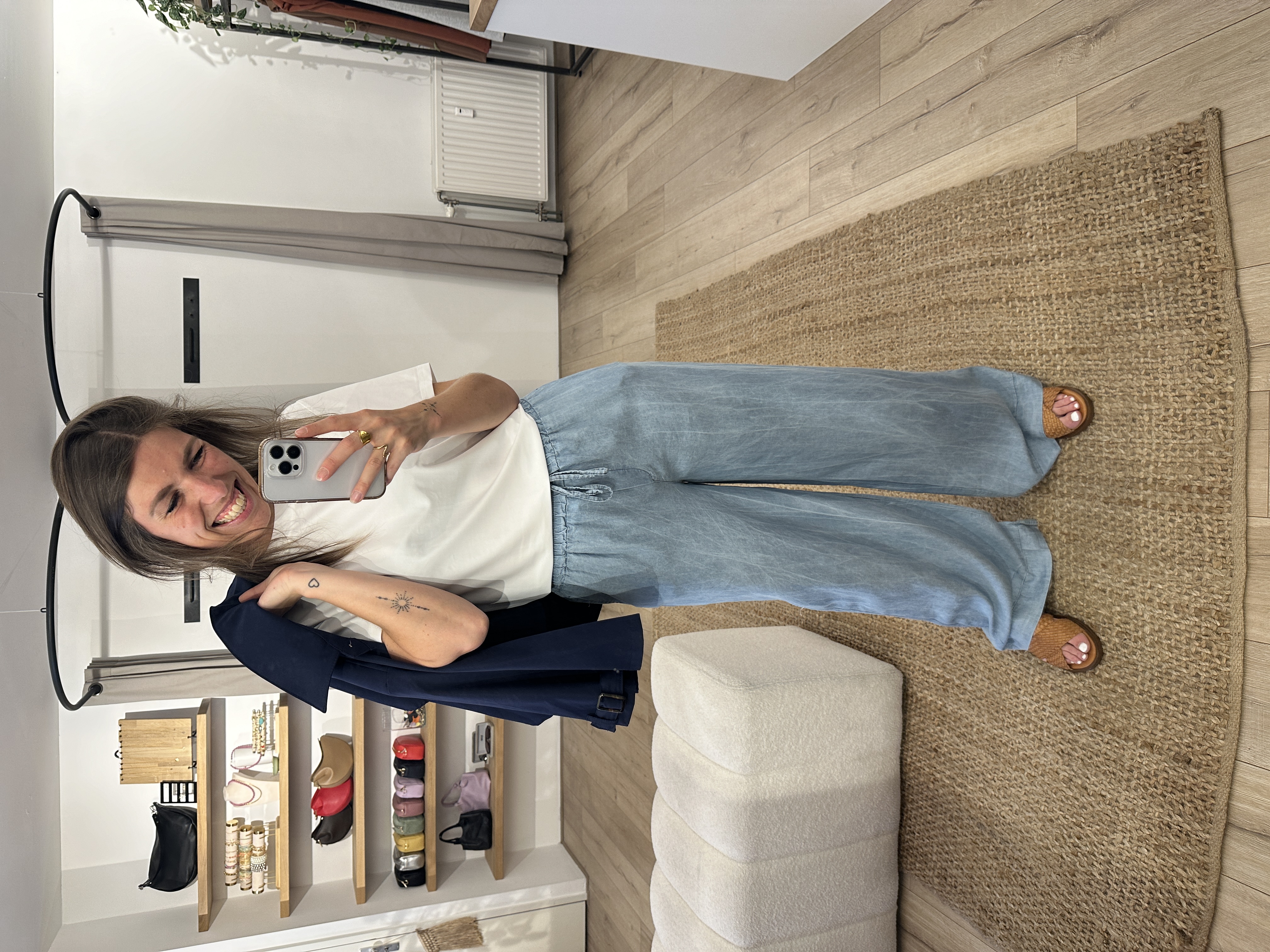 Tencel pants Azzurro - blue light