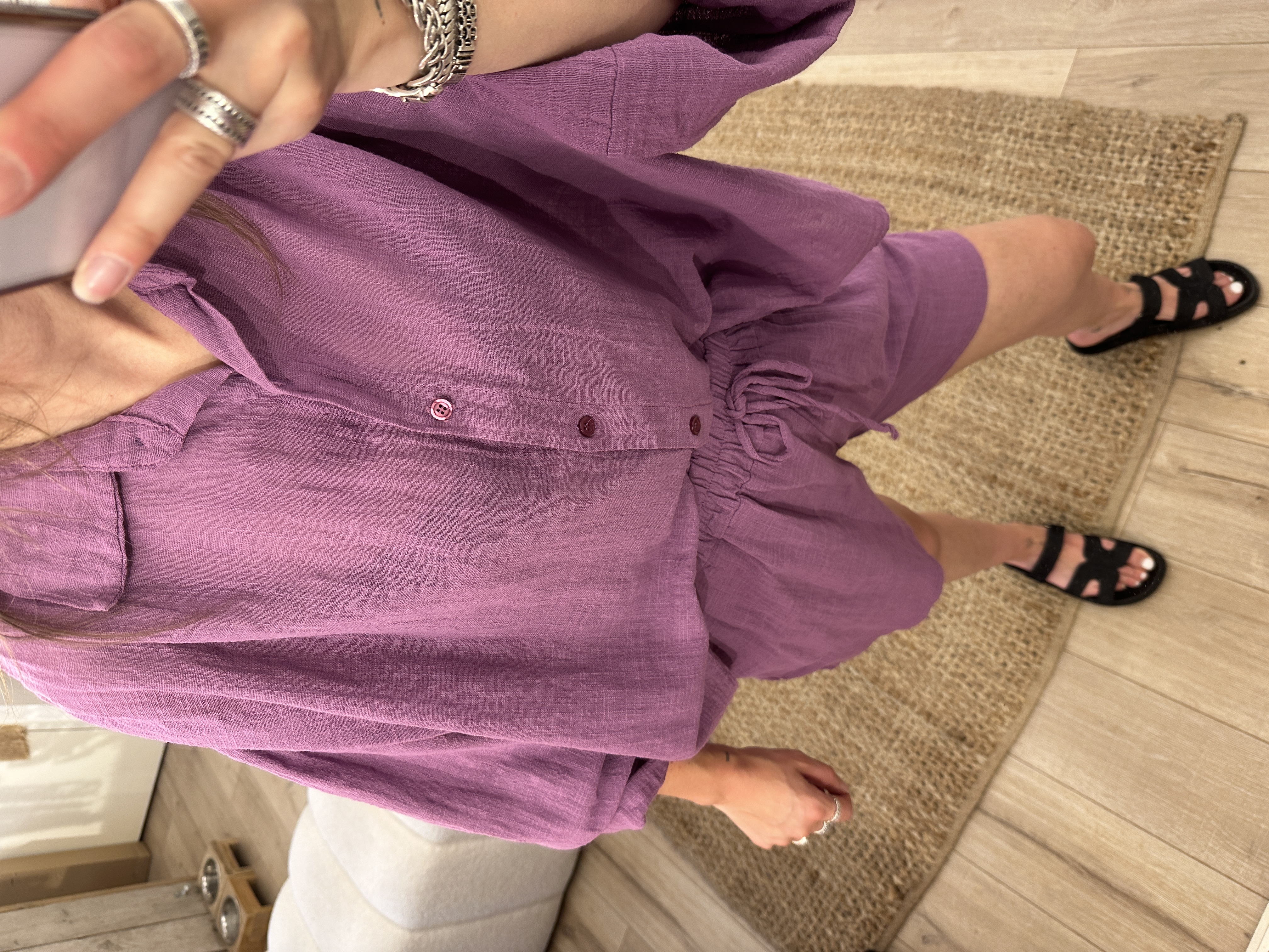 Summer cotton set - purple