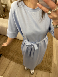 Soft long dress Azzurro - blue
