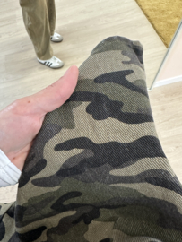 Camo oversized gilet - army green