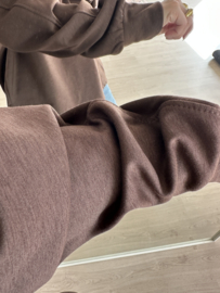 Soft polo pull - dark brown
