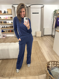 Glitter pants Azzurro - blue