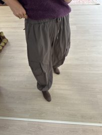Parachut cord pants - dark brown