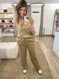 Linen pants Ambika - camel