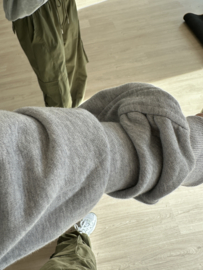 Fold sweater pull Azzurro - grey