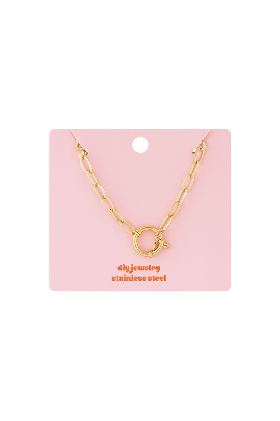 Golden knot necklace - gold