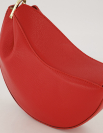 Leather cookie bag - red