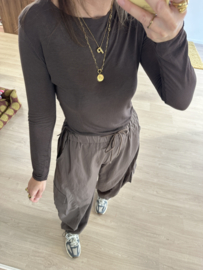 Cashmere longsleeve - brown
