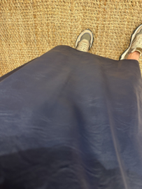 Leatherlook pocket skirt Azzurro - dark blue