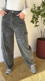 Camouflage cargo pants Ambika - grey