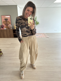 Parachut cord pants - beige