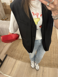 Double gilet - black