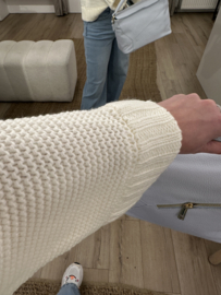 Knitted pull Azzurro - naturel