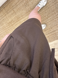 Linen short Ambika - dark brown