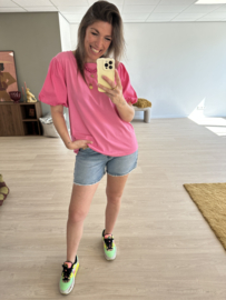 Puff tee - pink