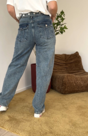 Button balloon jeans Laulia - blue