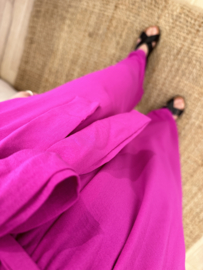 Basic jumpsuit Azzurro - magenta