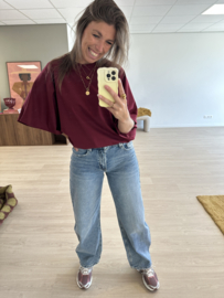 Balloon jeans Queen Hearts - mid blue