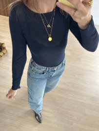 Cashmere longsleeve - dark blue
