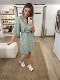 Chique short dress Azzurro - green
