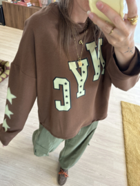 NYC sweater pull - dark brown
