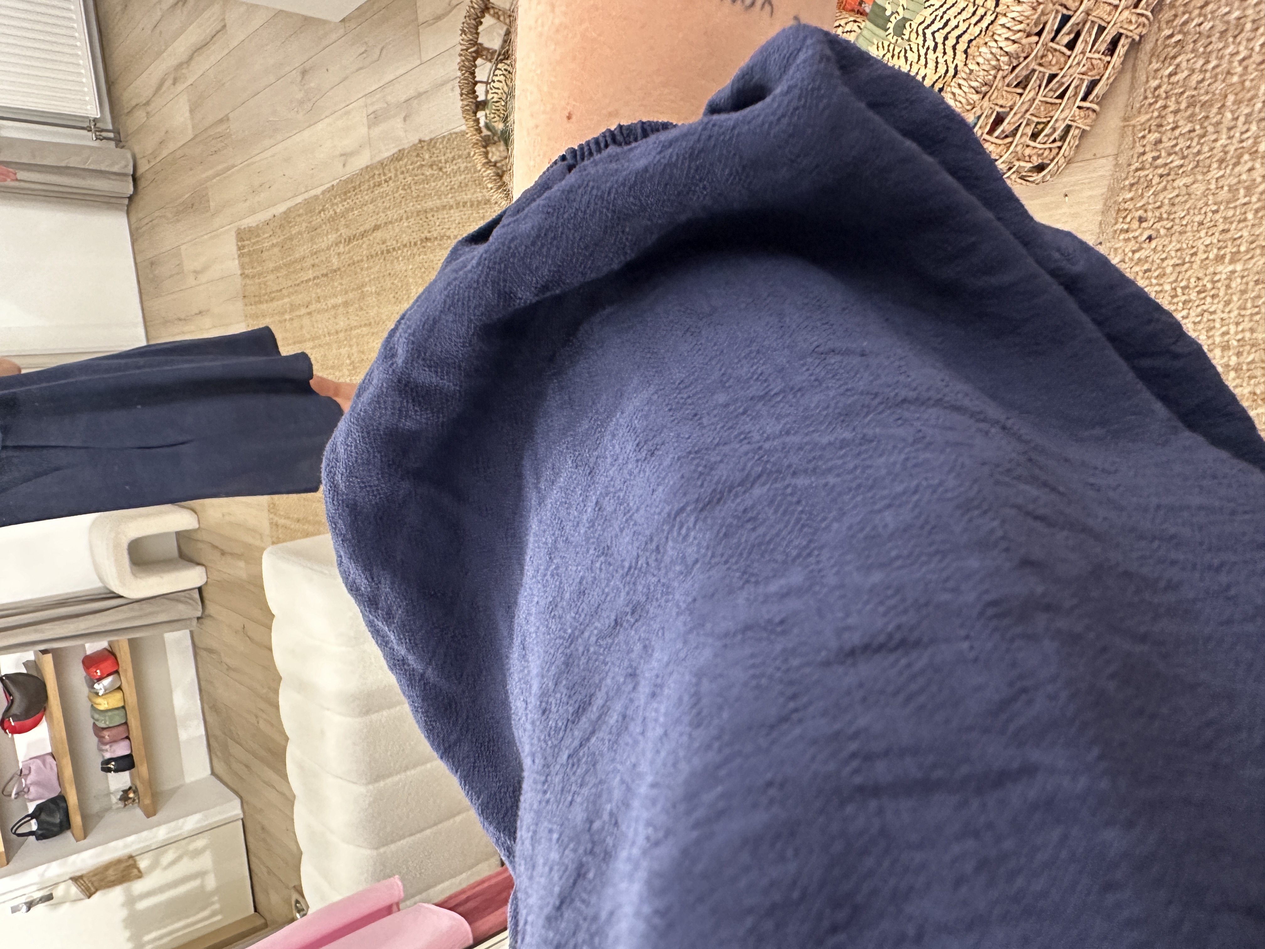 Puff pocket dress Azzurro - dark blue