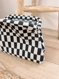 Toilet bag - block black/white