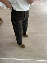 Camo barrel jeans Laulia - army green