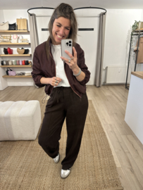 Short jacket - bordeaux