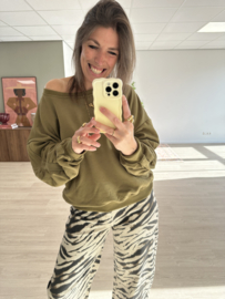 Fold sweater Azzurro - green