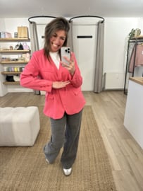 Ceintuur blazer - pink