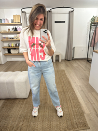 Cin cin tee Azzurro - pink