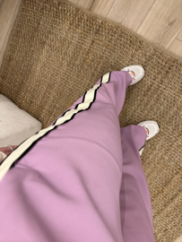Stripe pantalon Azzurro - lila
