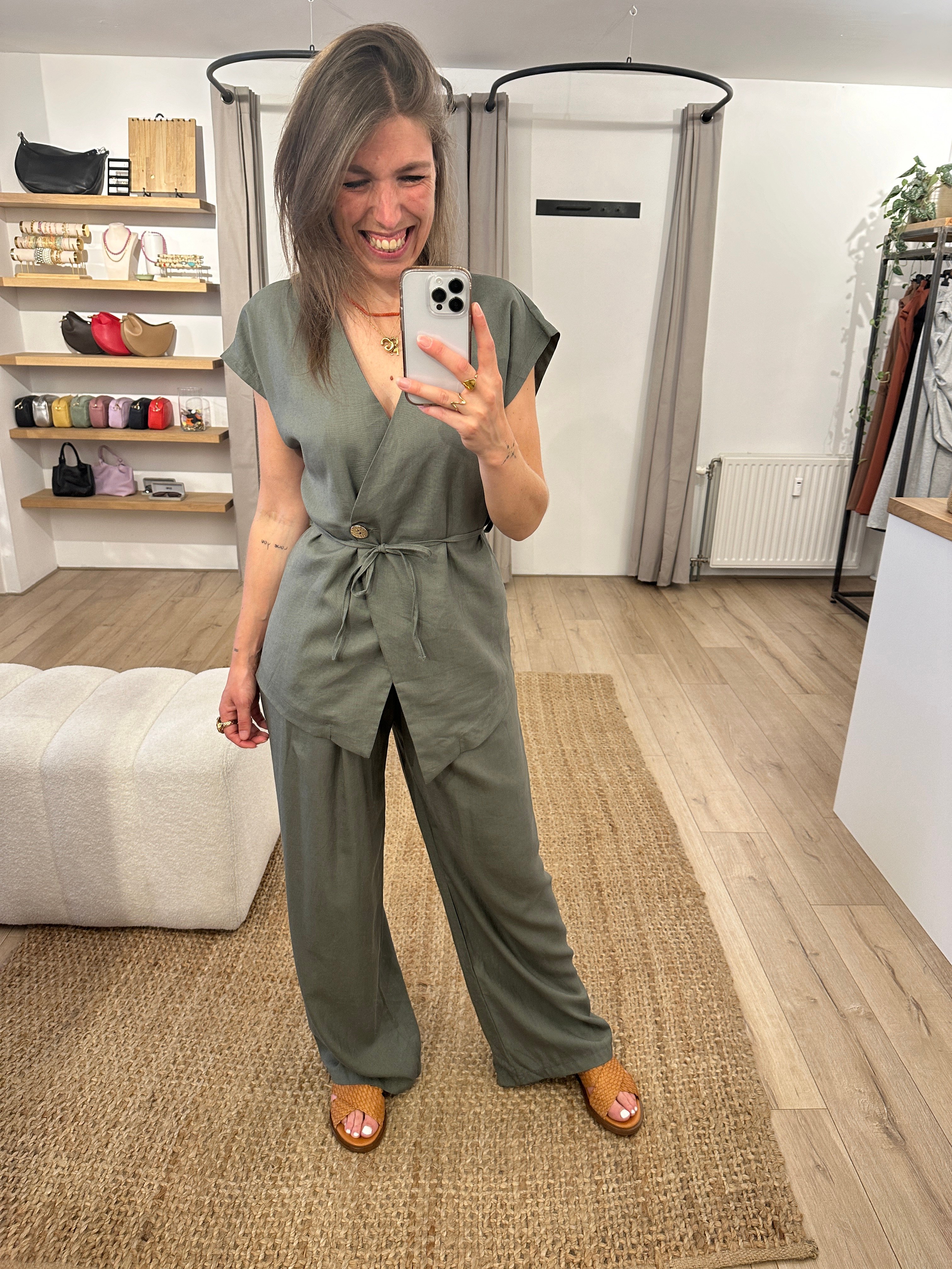 Gilet set - army green