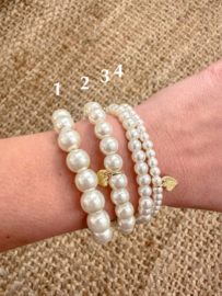 Bracelet pearls - gold