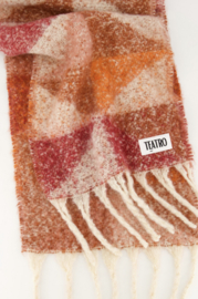 Big colour scarf - red/orange