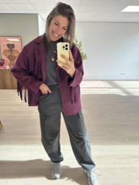 Parachut cord pants 2.0 - antraciet