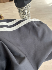 Stripe sportive jacket - black