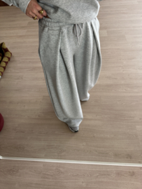 Soft fold pants - grey