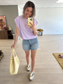 Basic elastic top - lila