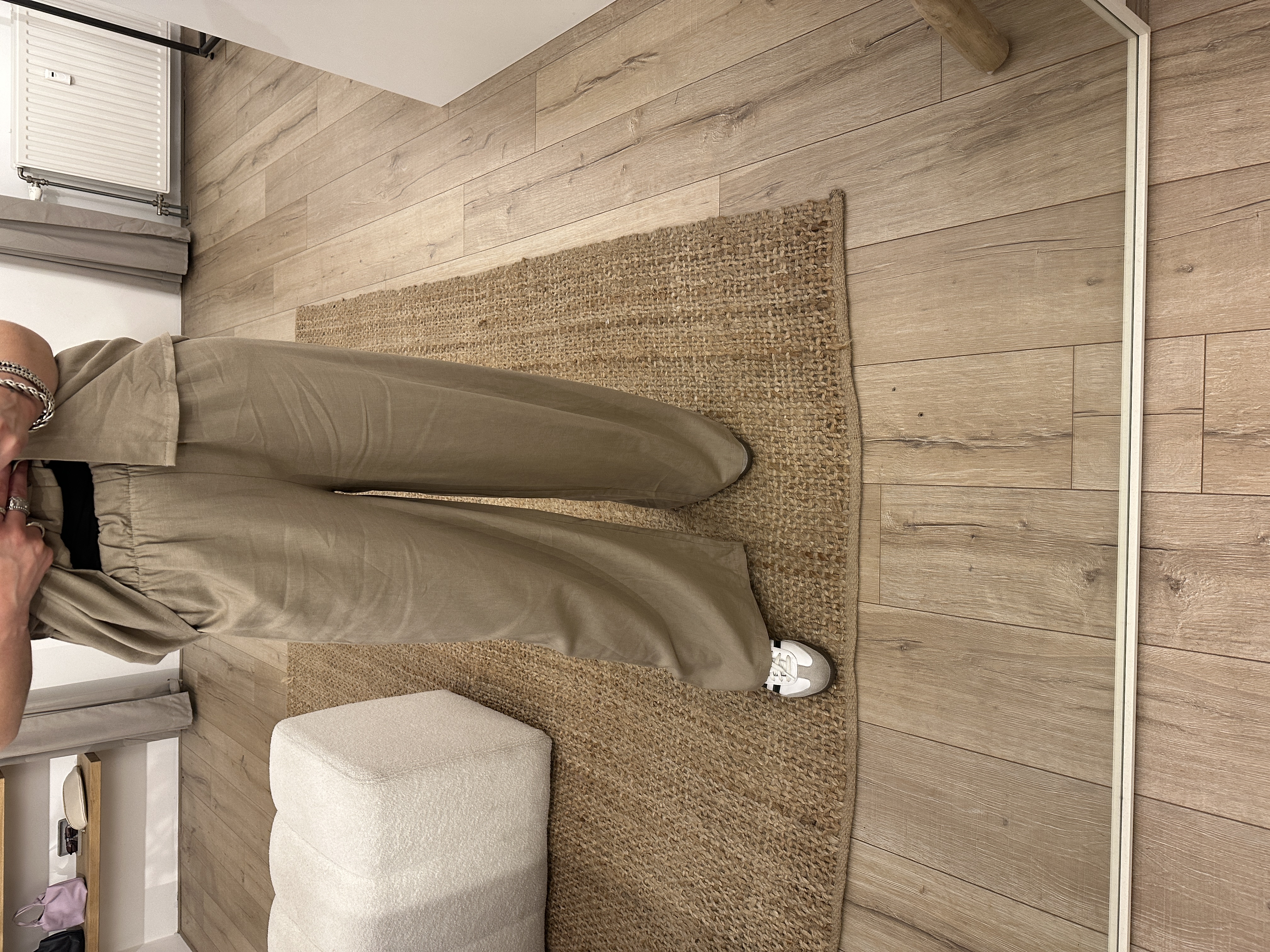 Linen set - taupe