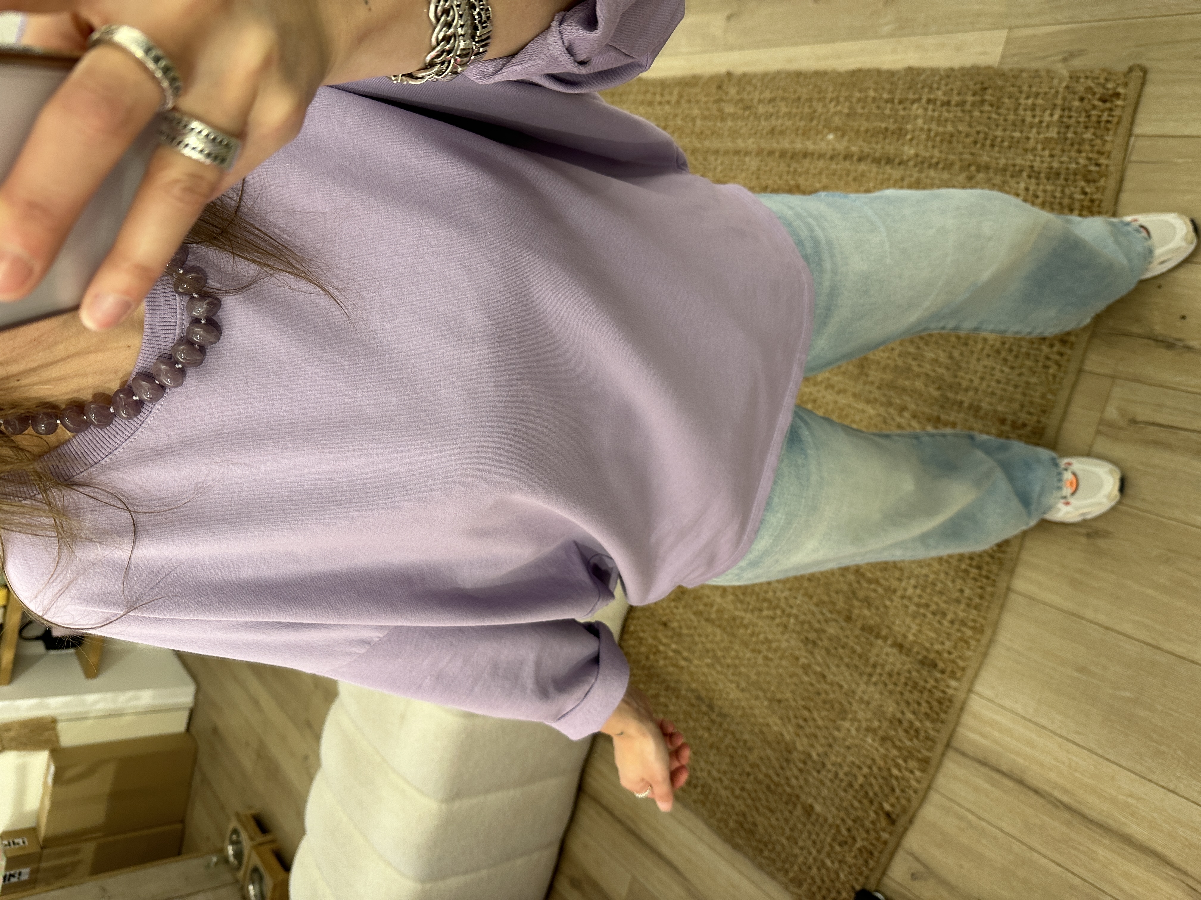 Loose longsleeve - lila