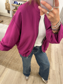 Reversible bomber Ambika - magenta